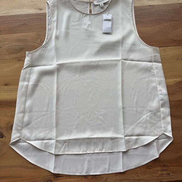 Banana Republic Factory Shell Tank, washable silk, NWT - Picture 2 of 4